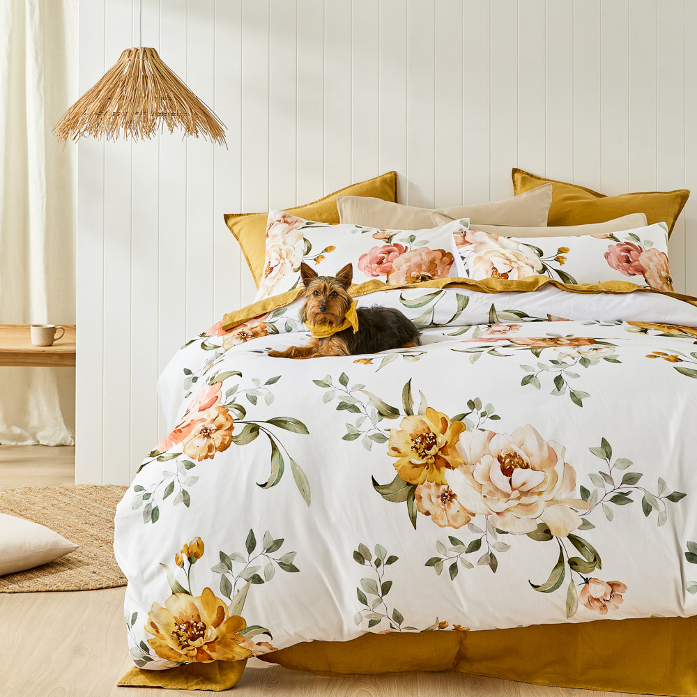 Adorn Living Mae Quilt Cover Set Queen