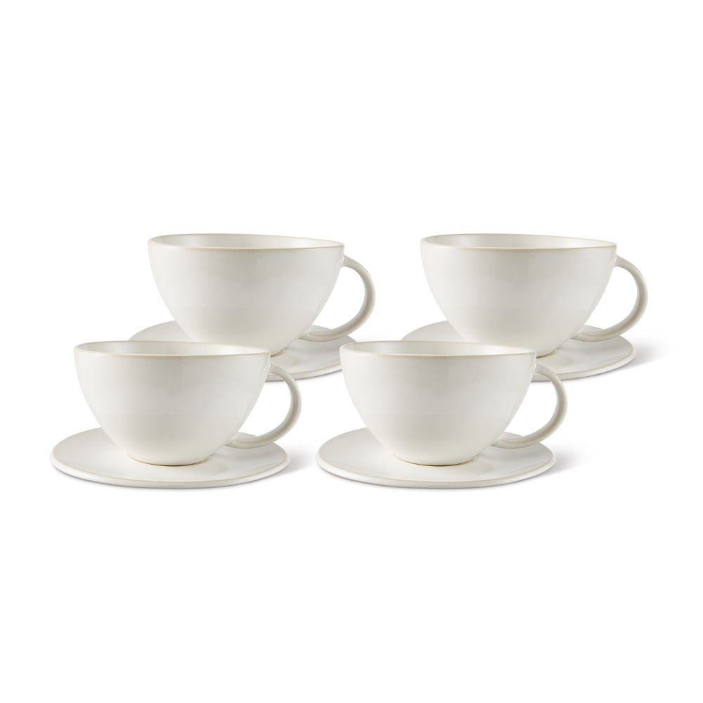 Salt & Pepper Riley Teacup & Saucer 360mL