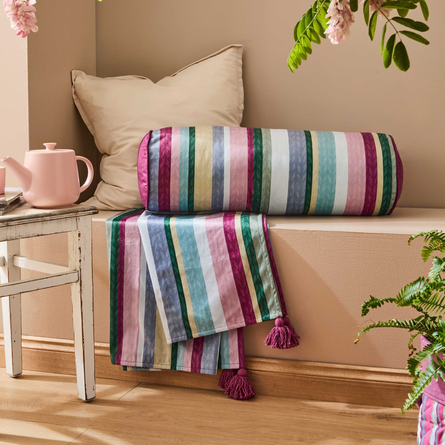 MyHouse Stripe Velvet Throw