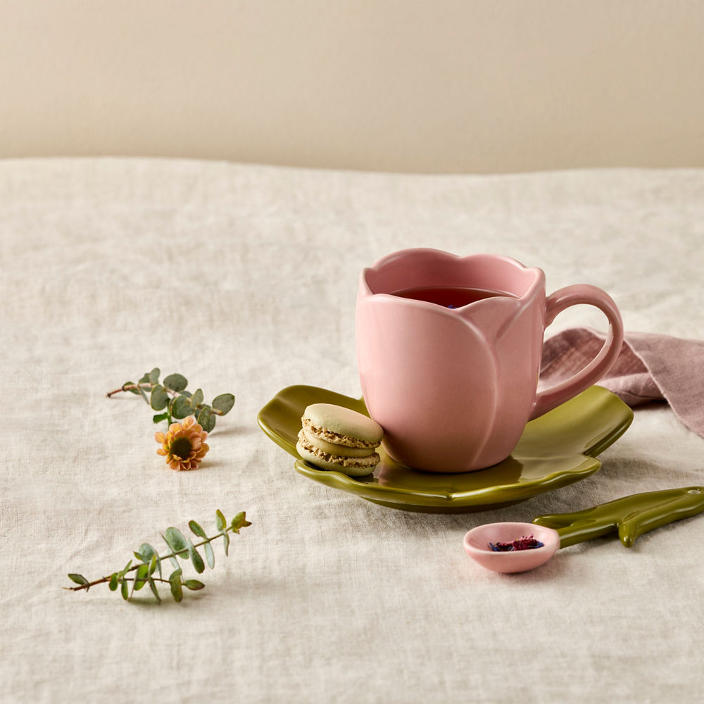 Alex Liddy Maisie Tulip Cup Saucer & Spoon Set
