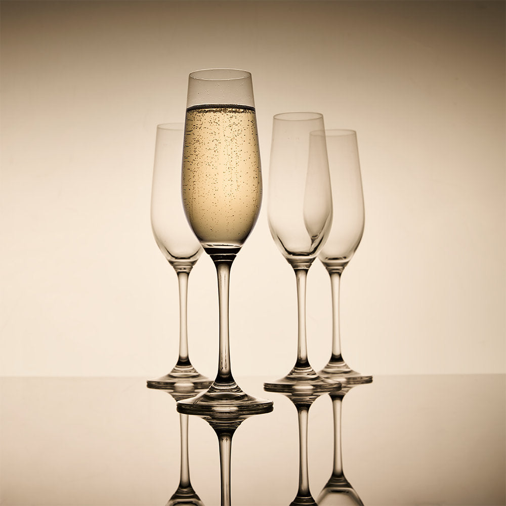 Salt & Pepper Set Of 4 Salut Champagne Flutes 235ml