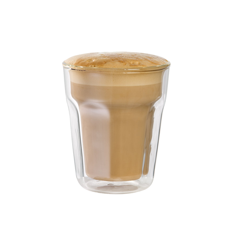 Baccarat Barista Facet Double Wall Latte Glass 236ml Set of 4