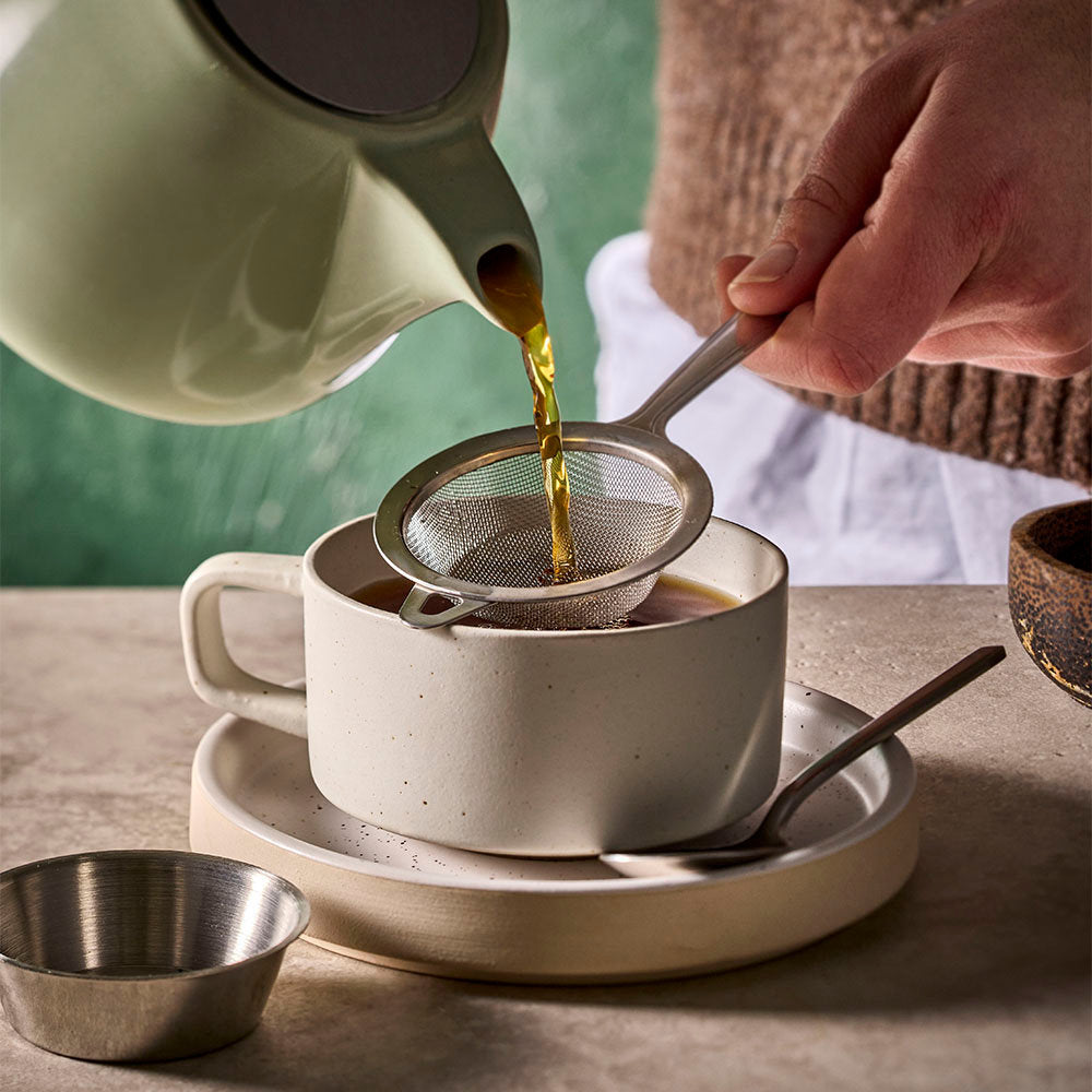 Baccarat Tea House Stainless Steel Tea Strainer