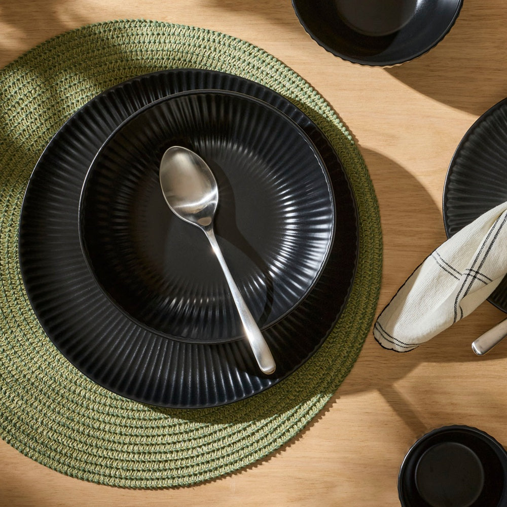Salt & Pepper Set Of 2 Taylor Round Placemat 38cm