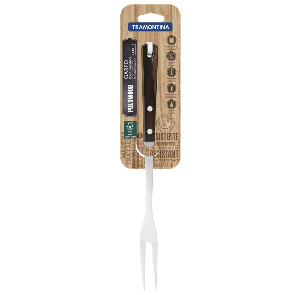 Tramontina Polywood Two Tine Fork