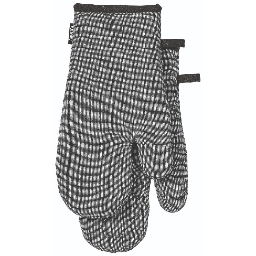 Ladelle Eco Recycled Charcoal Set Of 2 Oven Mitt