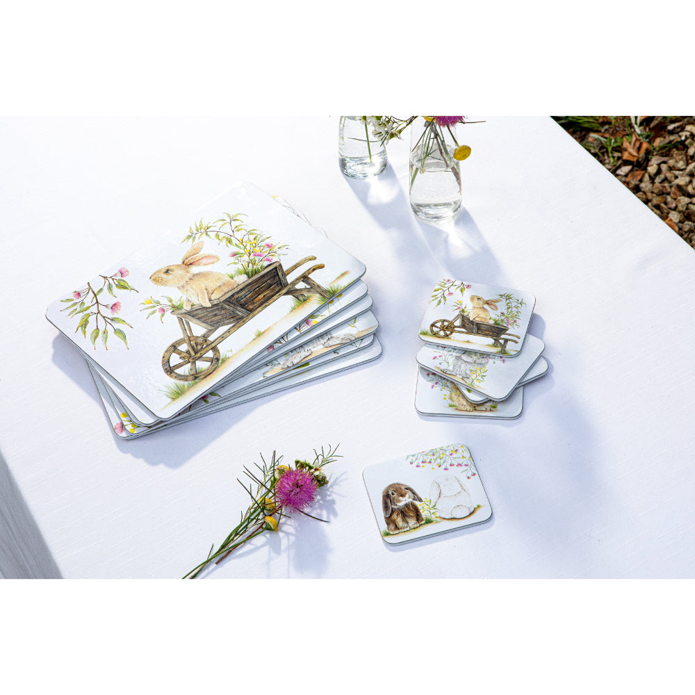 Ashdene Bunny Tales Set of 6 Placemats