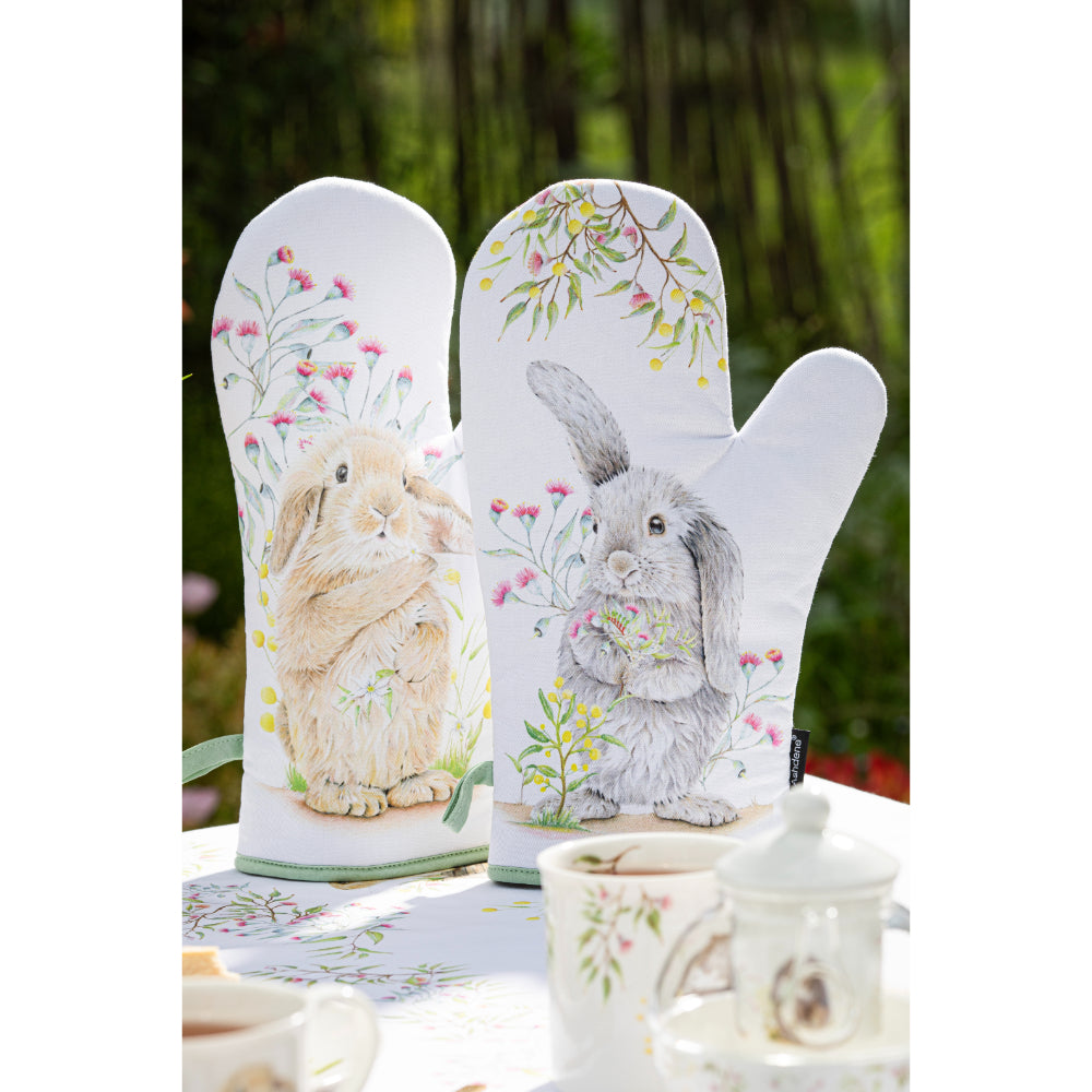 Ashdene Bunny Tales Set of 2 Oven Mitts