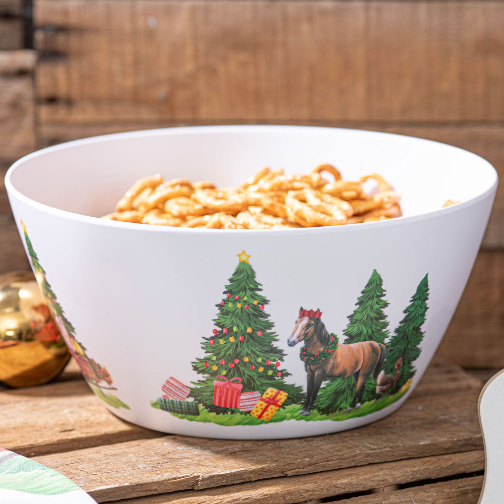 Ashdene Christmas At The Farm Serving Bowl