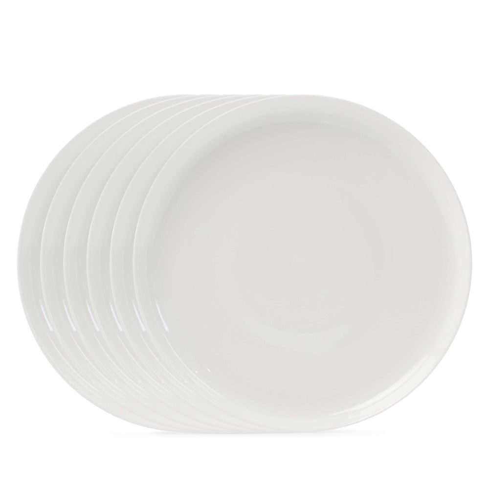 Salt & Pepper Canteen Entree Plates 22.5cm - Set of 6