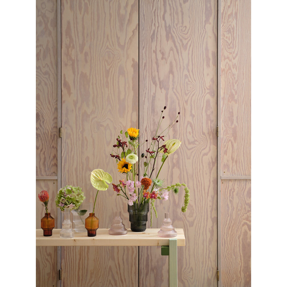 Kosta Boda Pavilion Tulip Vase Grey 17.3cm