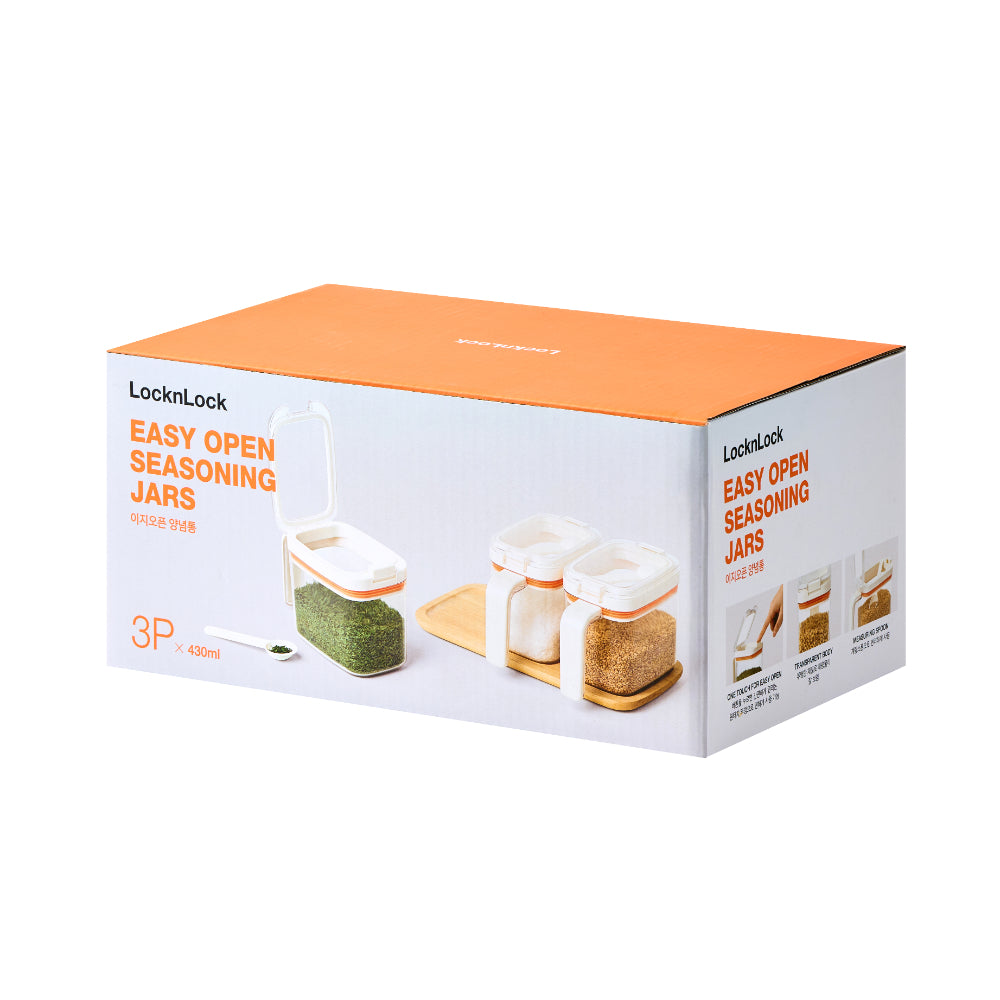LocknLock Easy Open 3 Piece Container Set 420ml