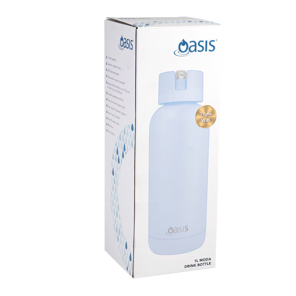 Oasis Moda Triple Wall Insulated Drink Bottle 1L