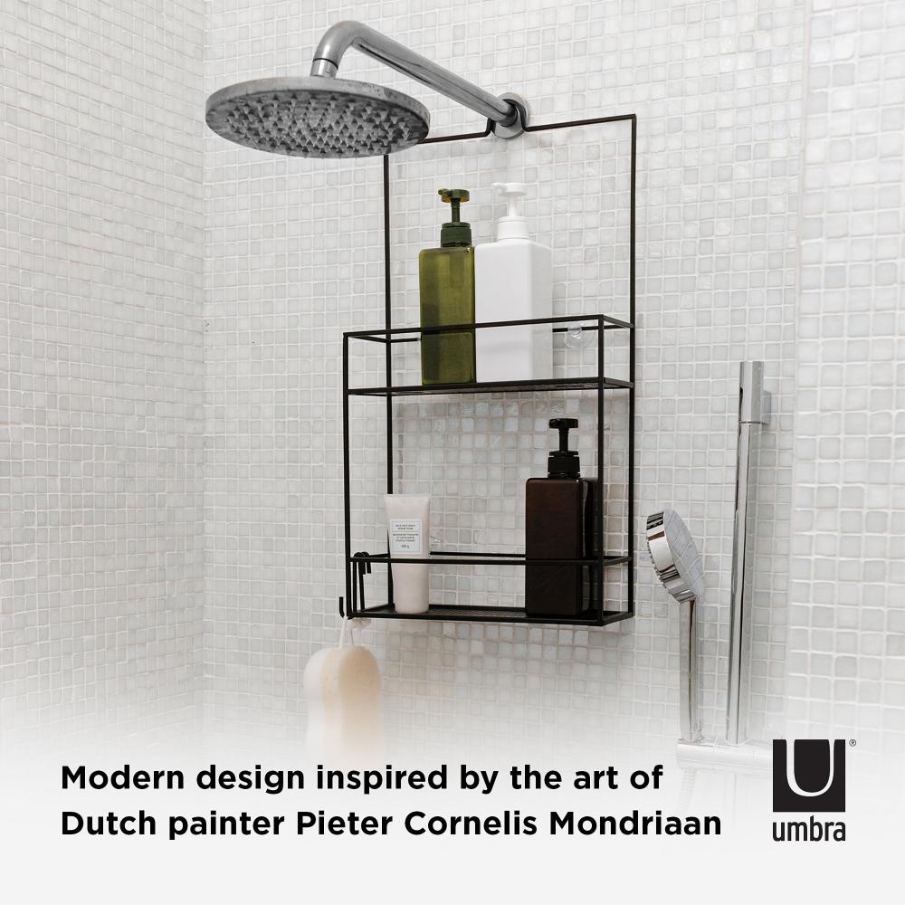 Umbra Cubiko Shower Caddy Black
