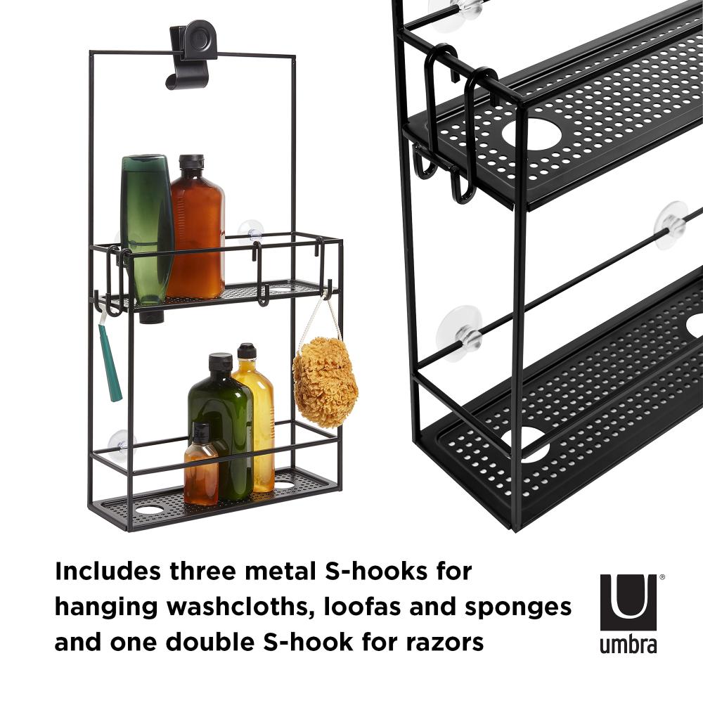Umbra Cubiko Shower Caddy Black