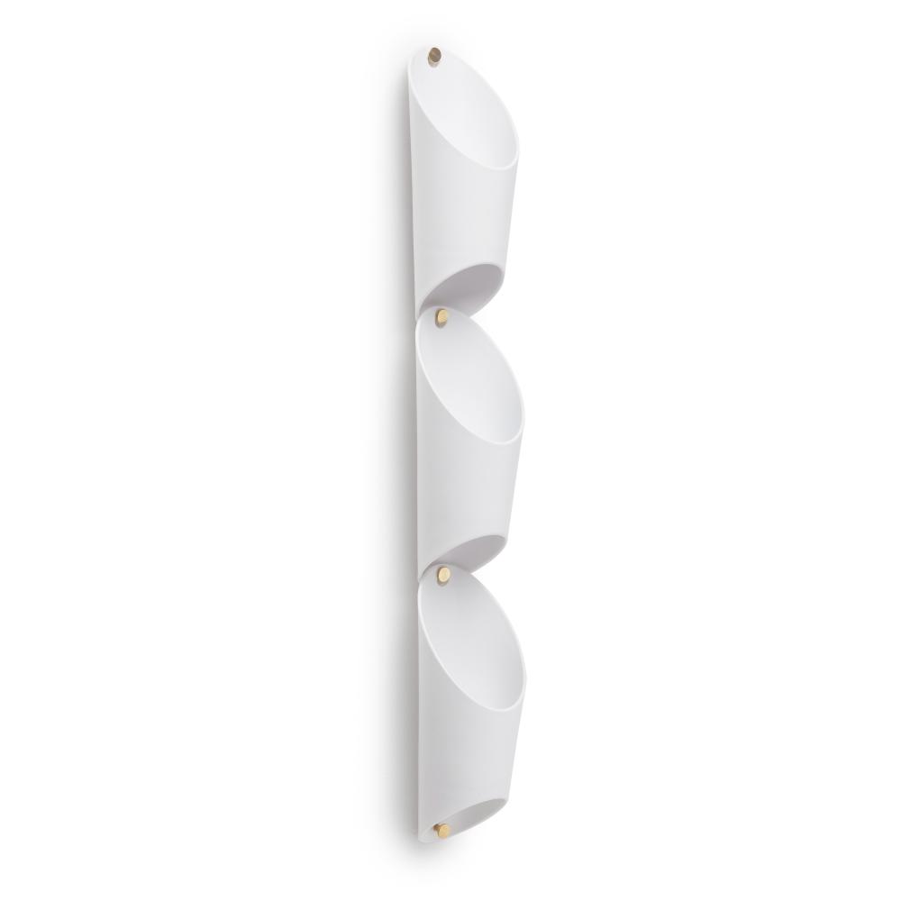 Umbra Floralink Wall Vessel White