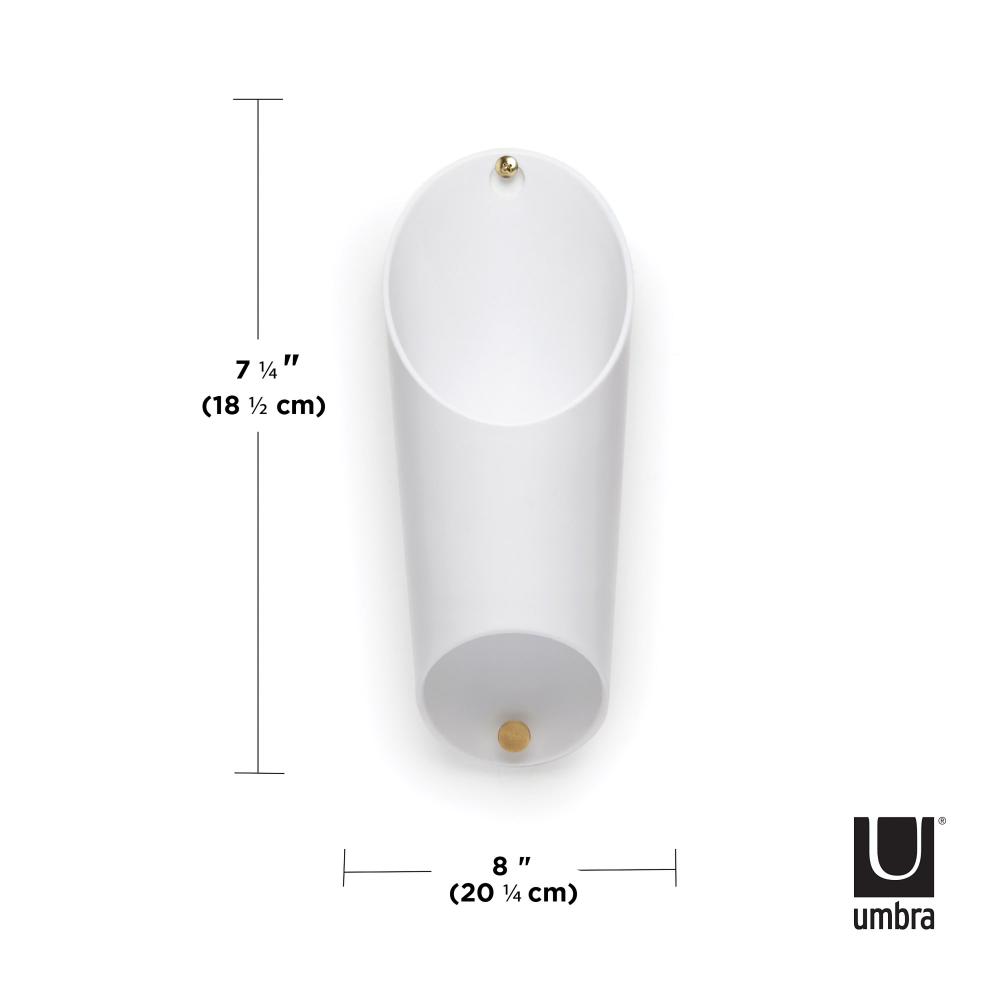 Umbra Floralink Wall Vessel White