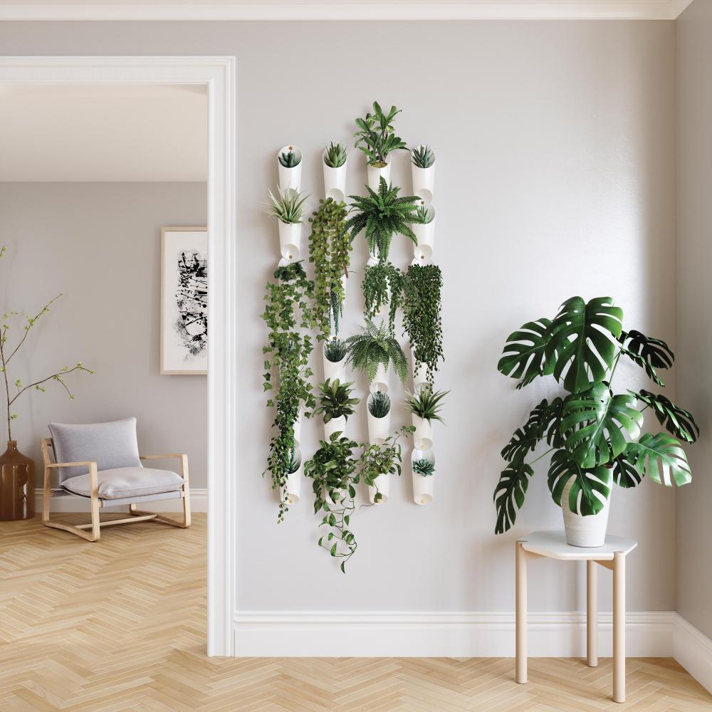 Umbra Floralink Wall Vessel White