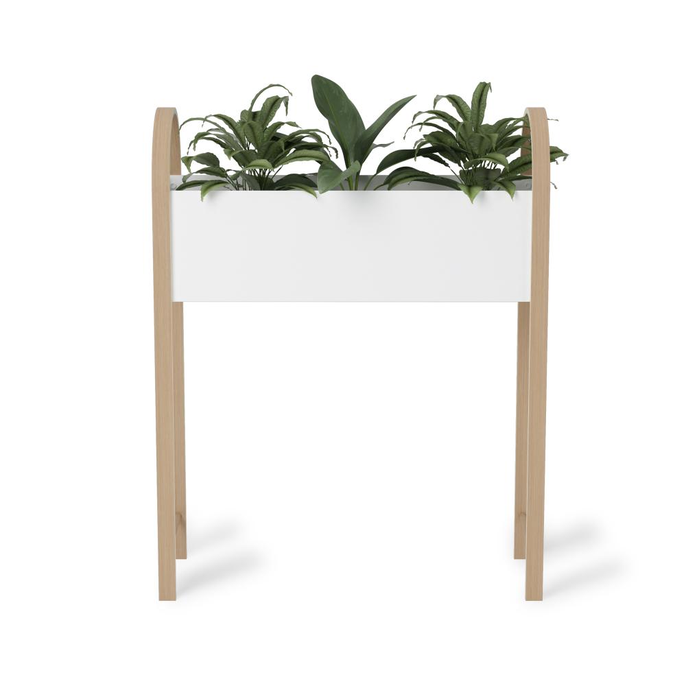 Umbra Bellwood Storage/Planter White/Natural