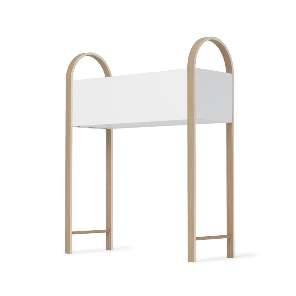 Umbra Bellwood Storage/Planter White/Natural