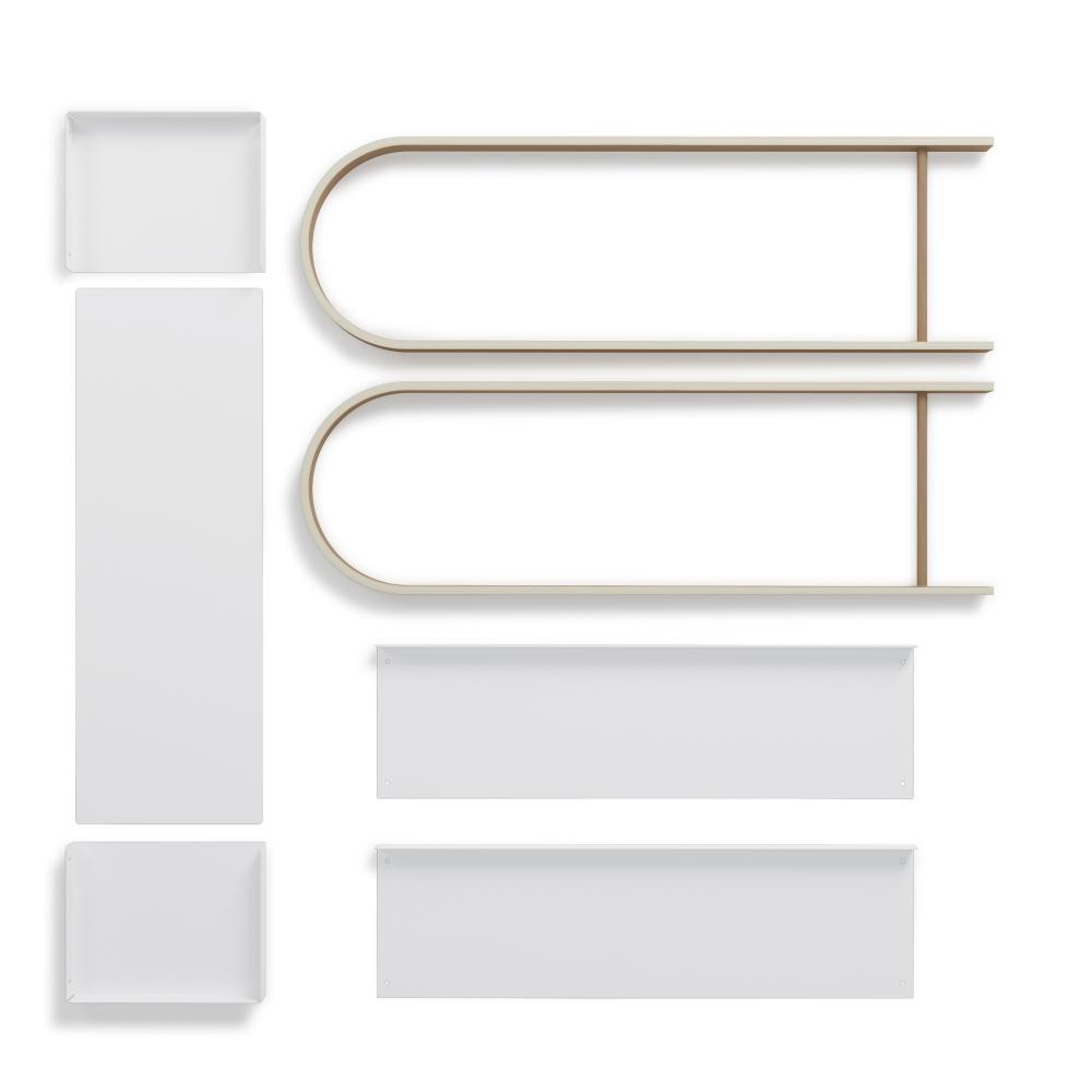 Umbra Bellwood Storage/Planter White/Natural