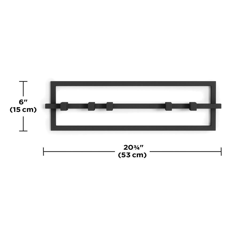 Umbra Cubiko 5 Hook Black