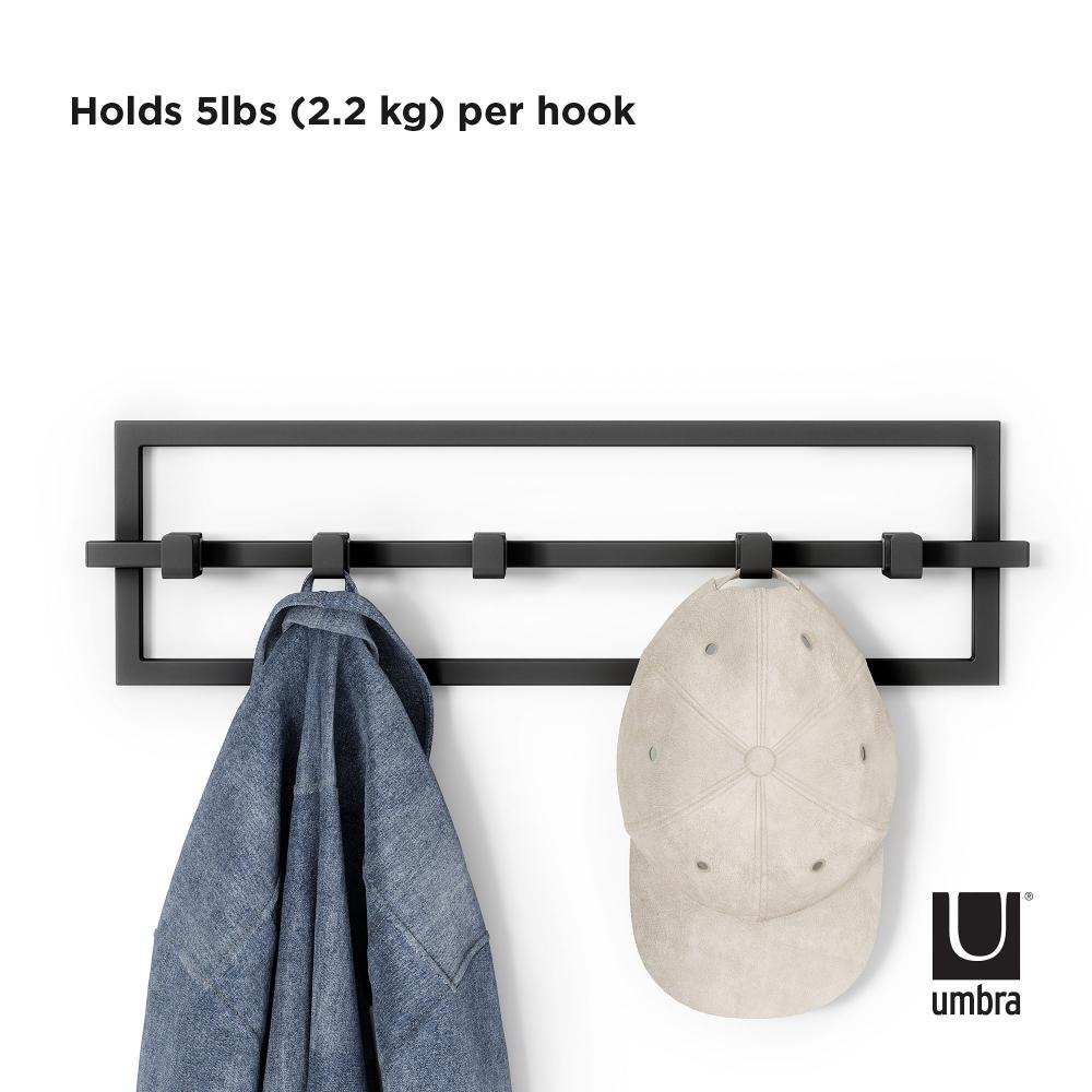 Umbra Cubiko 5 Hook Black