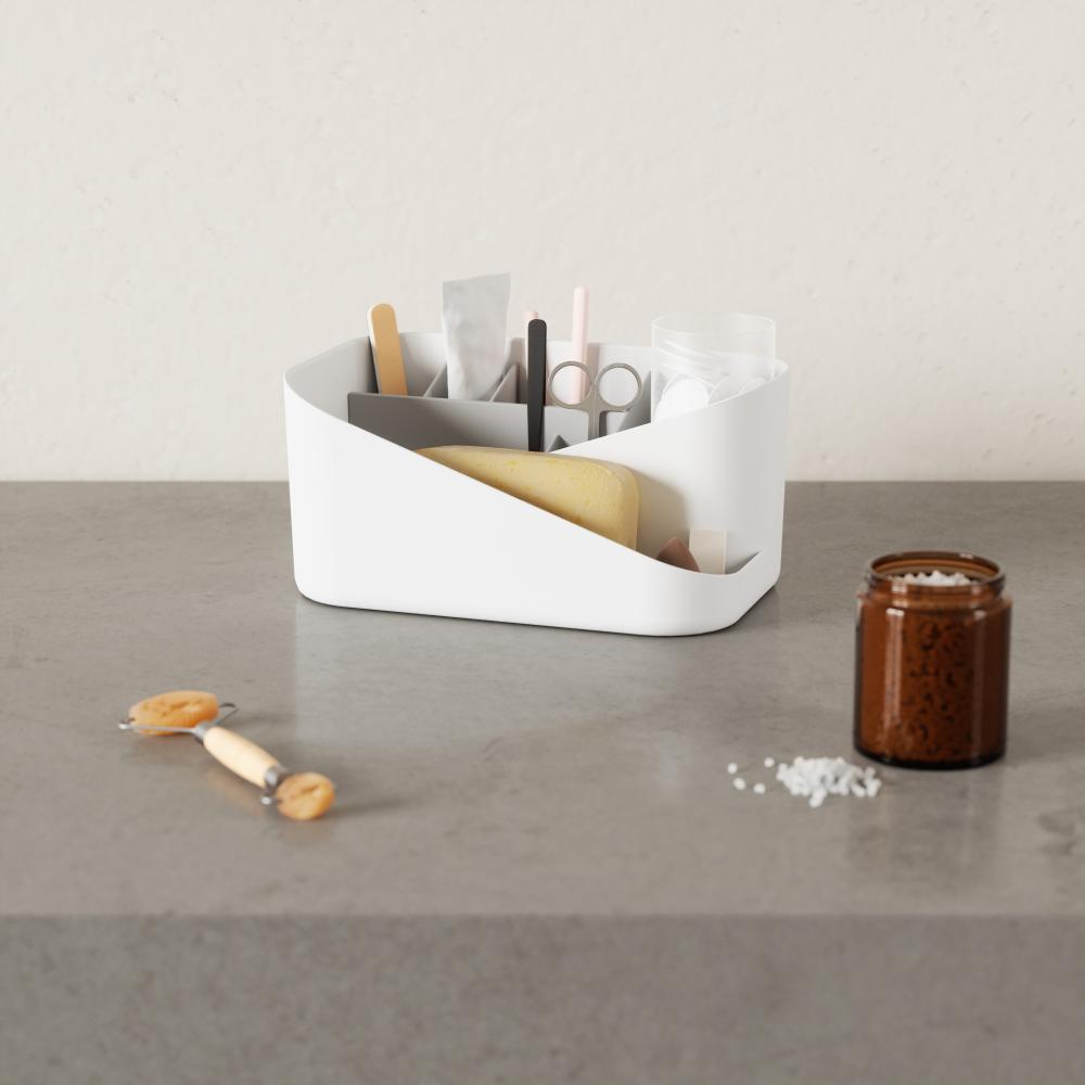 Umbra Glam Cosmetic Organizer White/Grey