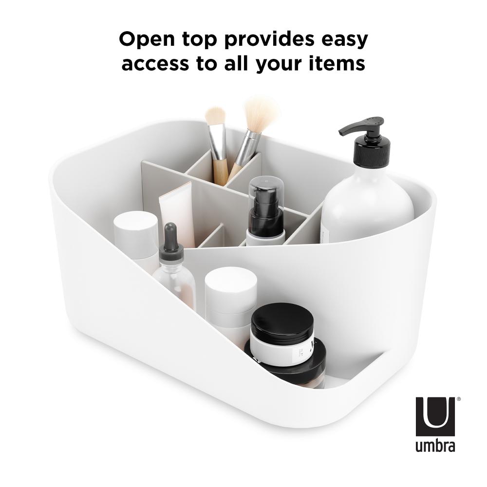 Umbra Glam Cosmetic Organizer White/Grey