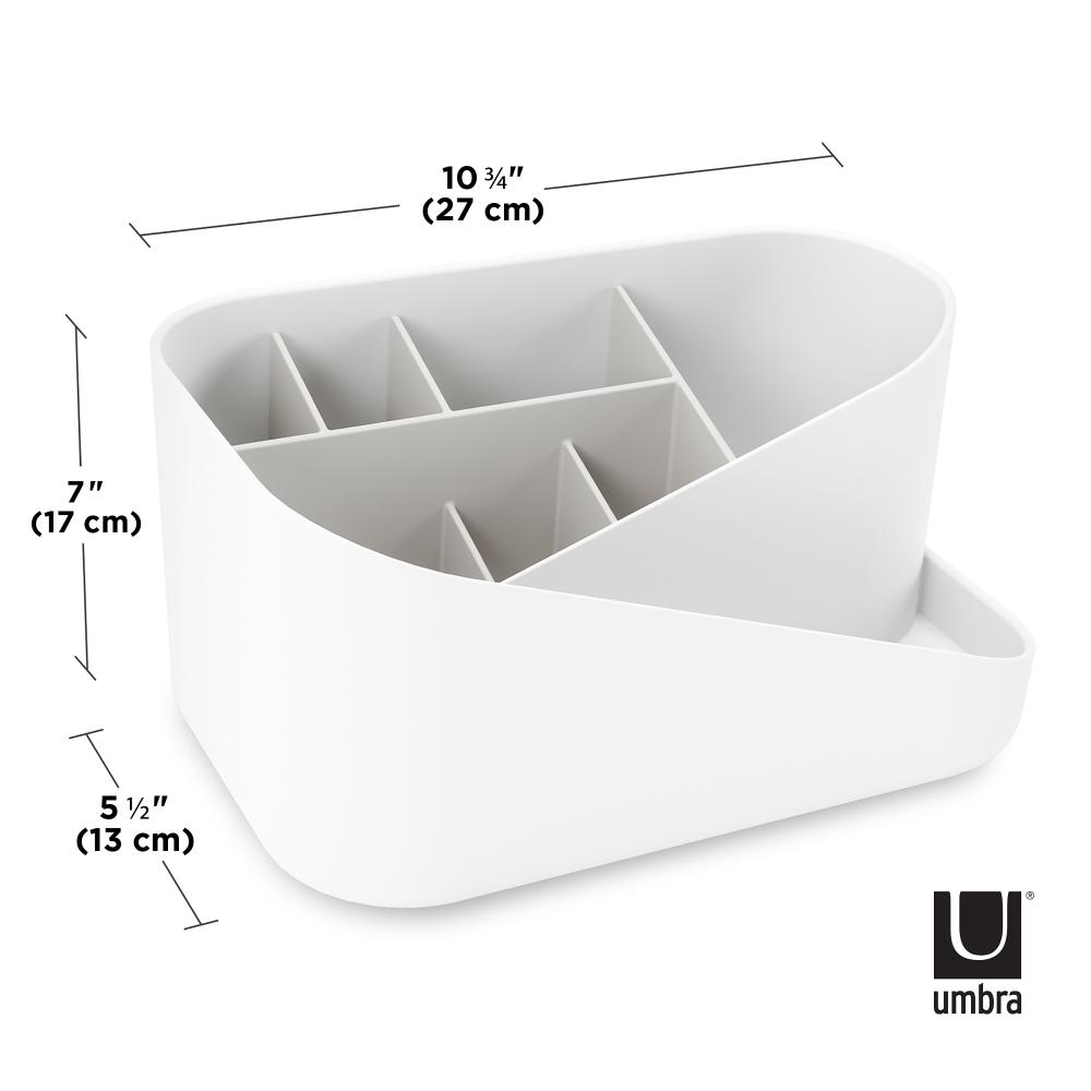 Umbra Glam Cosmetic Organizer White/Grey