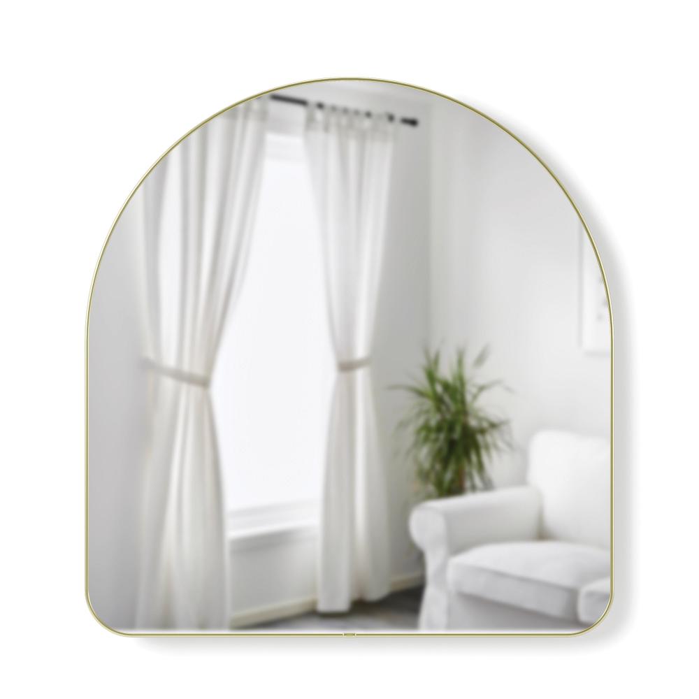 Umbra Hubba Arched Mirror Brass