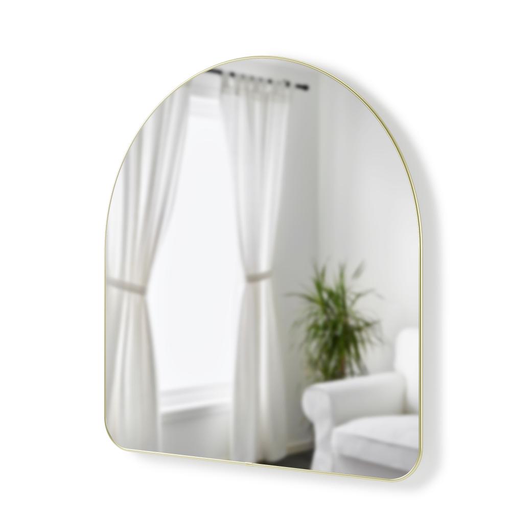 Umbra Hubba Arched Mirror Brass