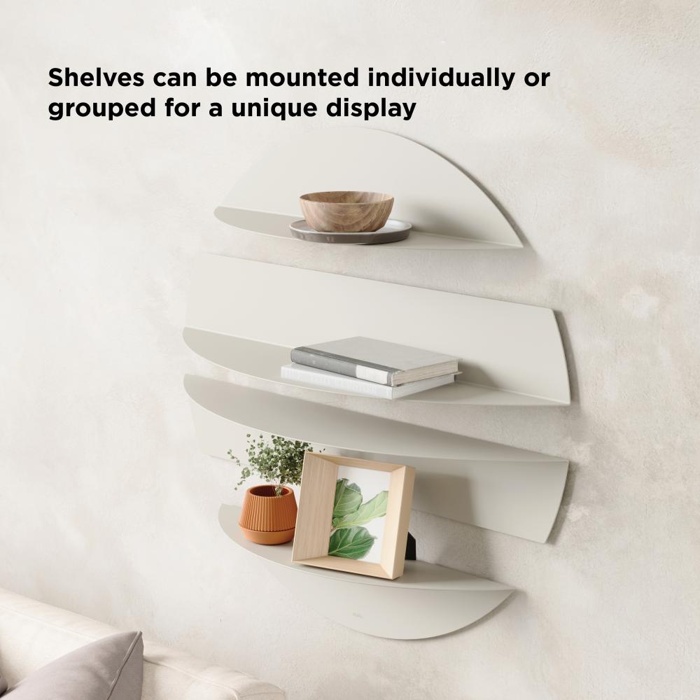 Umbra Solis 4 Piece Shelves Stone