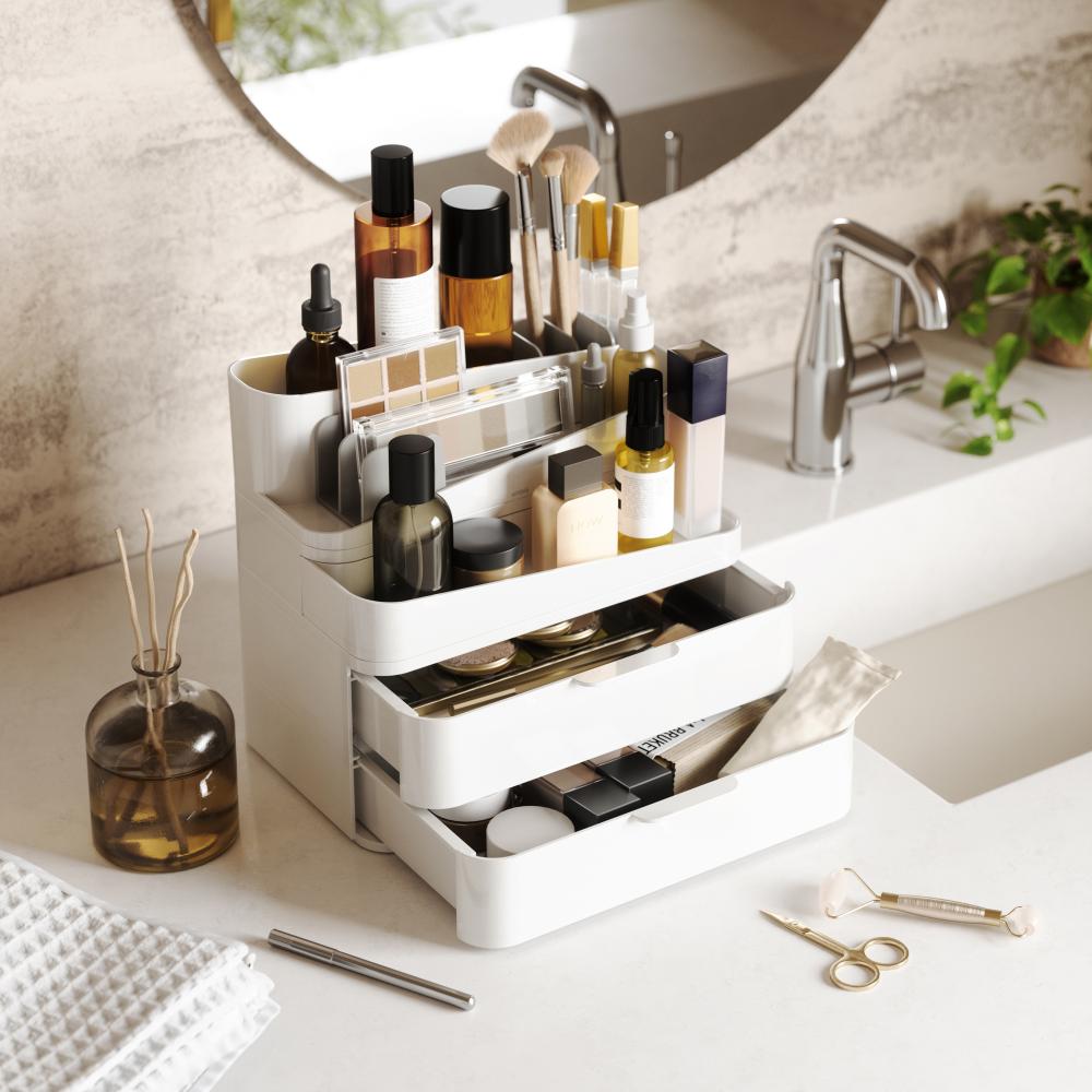 Umbra Glam Organiser Large White/Grey