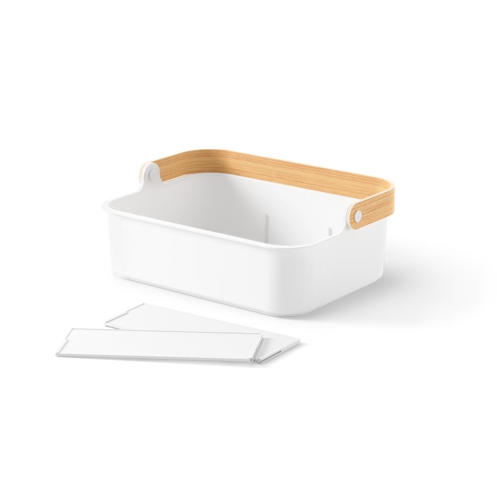 Umbra Bellwood Stackable Bin Large White/Natural