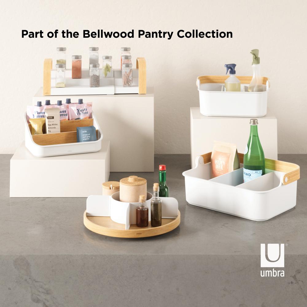 Umbra Bellwood Stackable Bin Large White/Natural