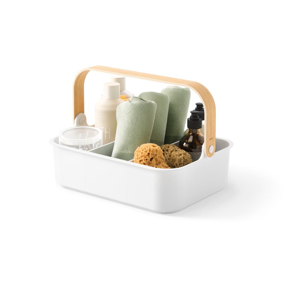 Umbra Bellwood Stackable Bin Large White/Natural