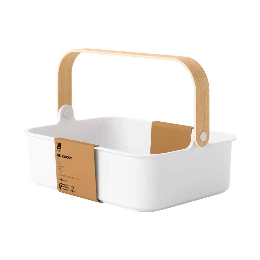 Umbra Bellwood Stackable Bin Large White/Natural