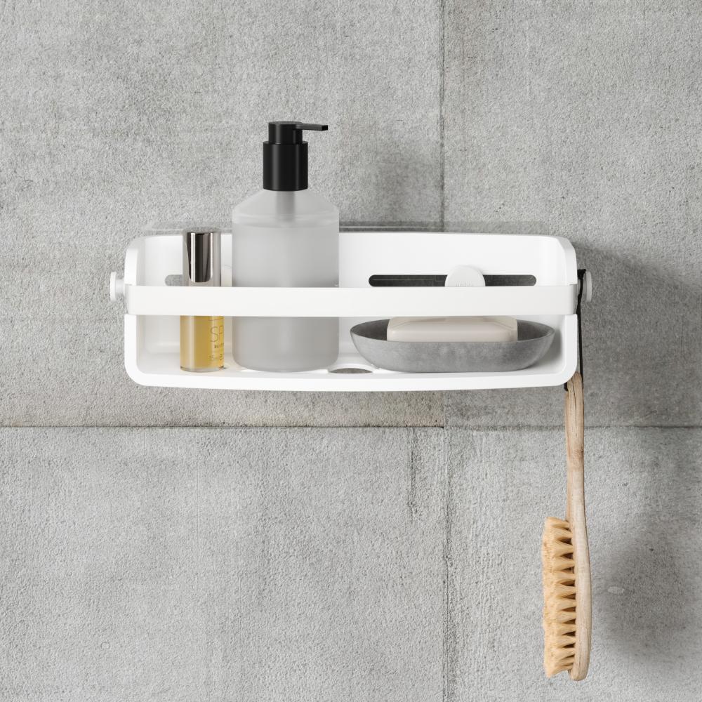 Umbra Flex Adhesive Bin White