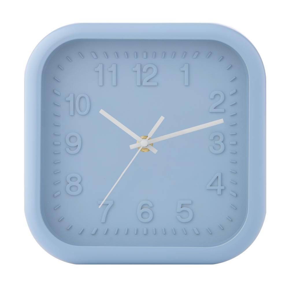 Emporium Nico Mini Wall Clock Square Blue at MyHouse