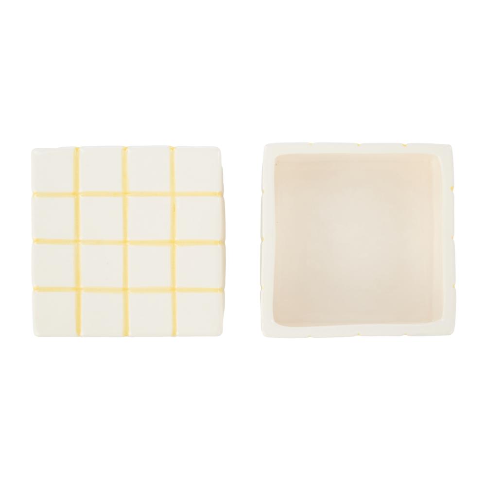Emporium Lulu Collection Check Box Yellow at MyHouse
