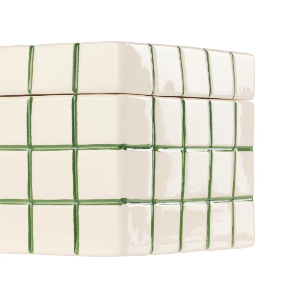 Emporium Lulu Collection Check Box Green at MyHouse