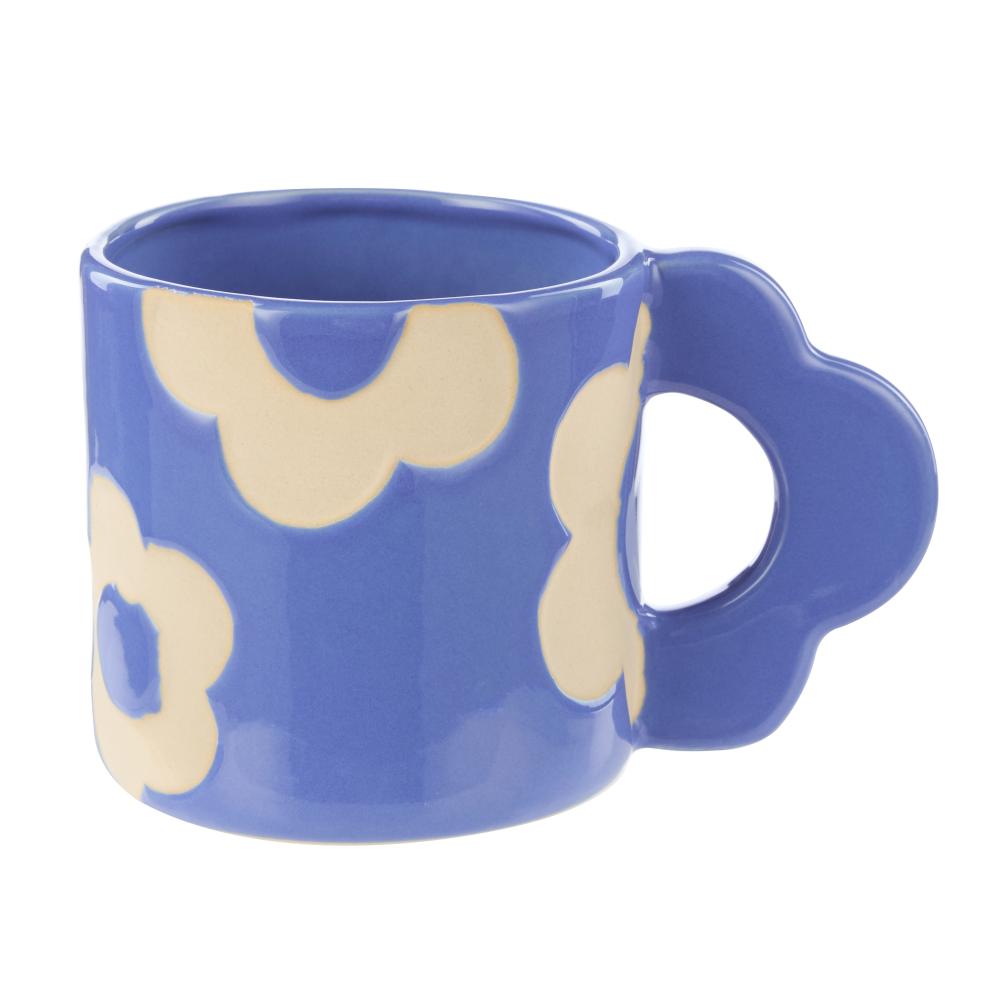 Emporium Posey 400ml Flower Mug in Blue at MyHouse