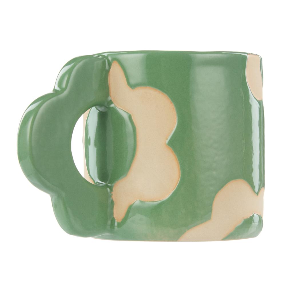 Emporium Posey 400ml Flower Mug in Green at MyHouse