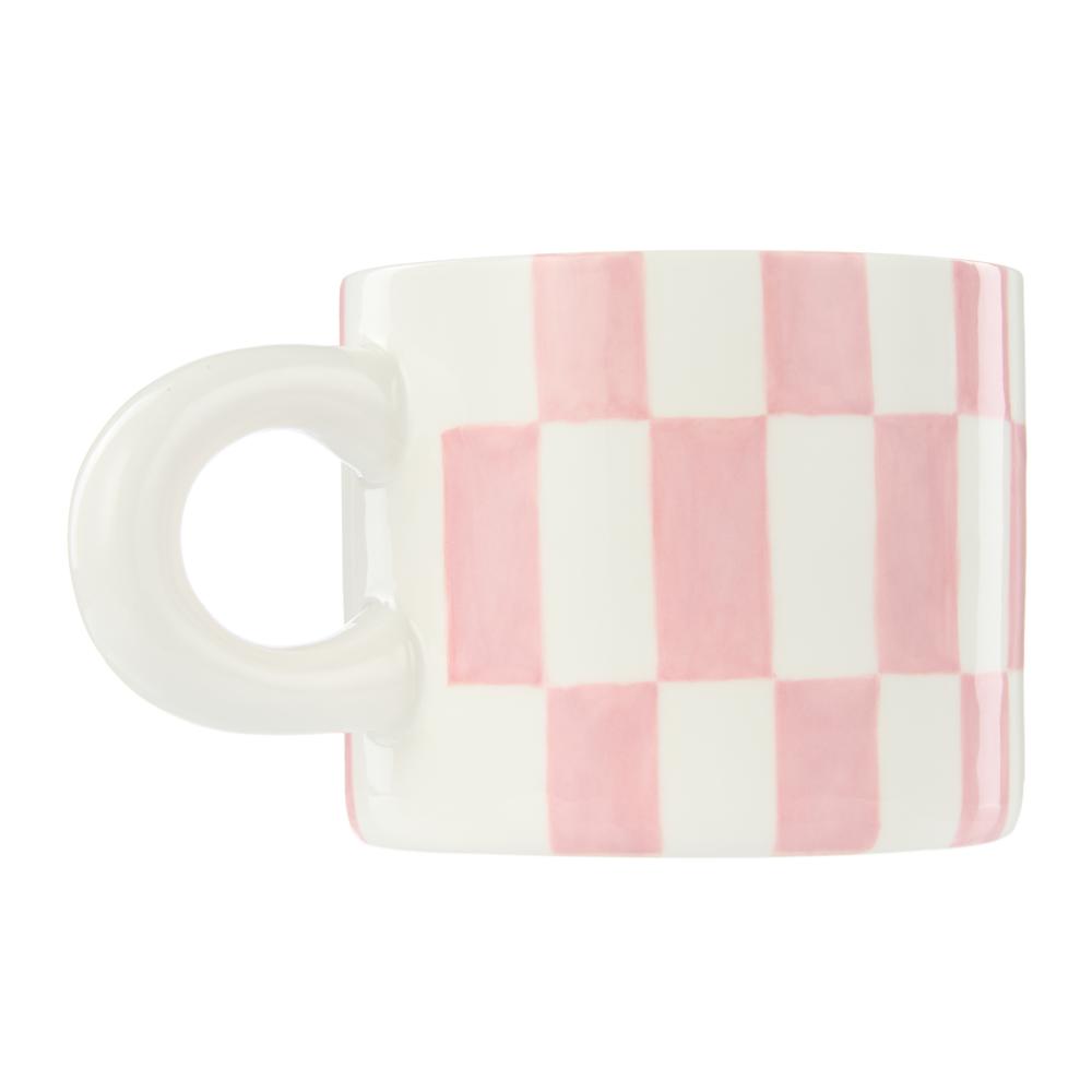 Emporium Check Mug & Plate Set Pink and Green at MyHouse