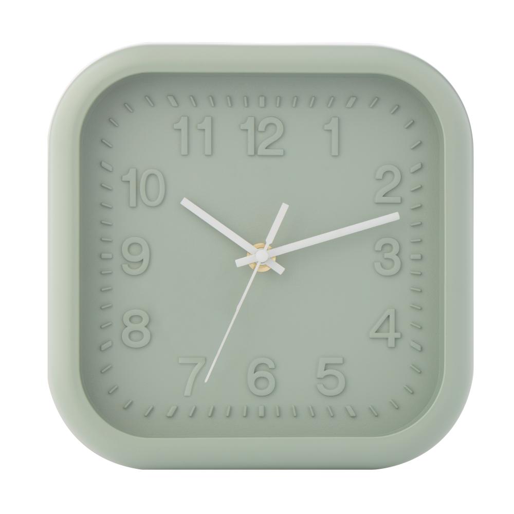 Emporium Nico Mini Wall Clock Square Sage green at MyHouse