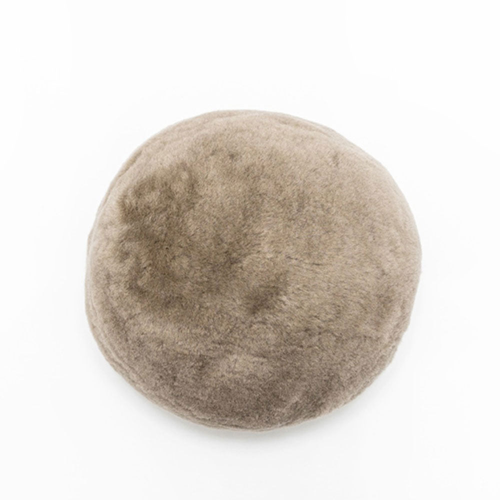 Fibre by Auskin Sheepskin Shorn Ball Cushion 28cm