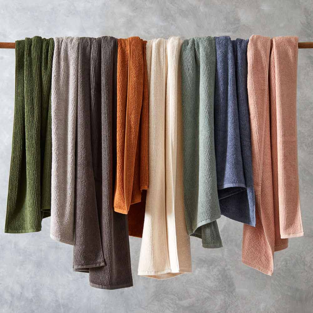 MyHouse Arlo Towel Collection Rust