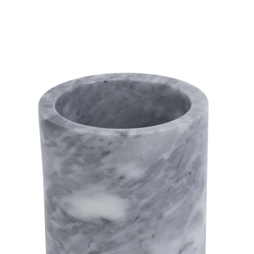Salt & Pepper Apollo Toothbrush Tumbler Marble