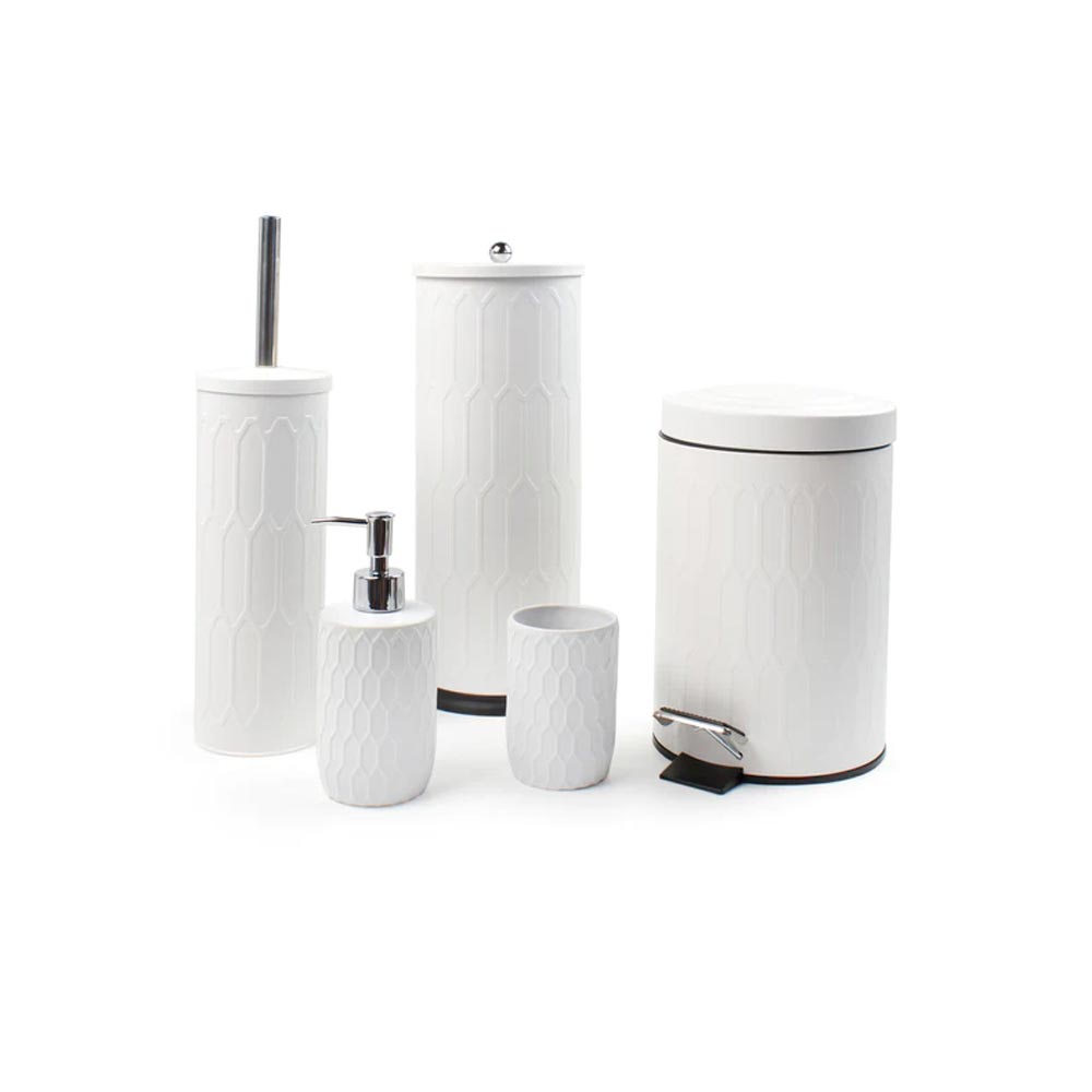 Salt & Pepper 5 Piece Dominic Bathroom Set